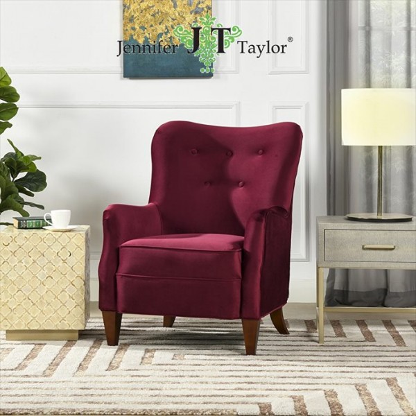アームチェア ワインレッド アームソファ ジェニファーテイラー ソファ