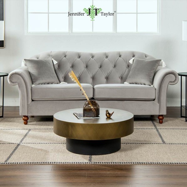 3人掛けソファー 布ｸﾞﾚｰ