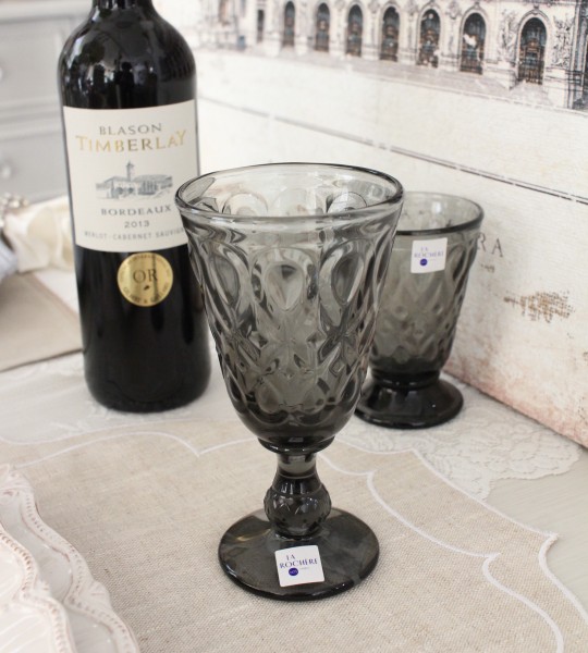 ワイングラス グレー フランス ラ ロシェール グラス ギフト リヨネ グレー 230cc フランス製 La Rochere ラロシェール ウォータ