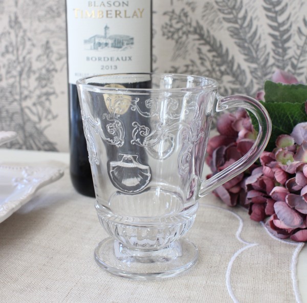 ガラスマグ マグカップ ヴェルサイユ ジョッキ フランス製 タンブラー ゴブレット 275cc フランス La Rochere ラ・ロシェール マ