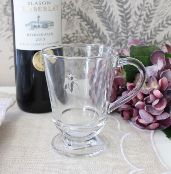 マグカップ ガラス製 フランス 蜂 アベイユ ジョッキ ロシェール ゴブレット グラス フランス製 Abeille 275cc ハチ ナポレオン 