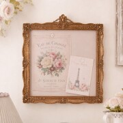 レリーフプレート　ロココ調　額装　壁掛け ♛アンティーク♛飾り DIY 装飾 ロココ調レリーフ 大きい飾り 壁掛け