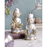 クリスマス 置物 テディベア オブジェ ベア 可愛い くま クラシック アンティーク風 アンティーク調 クマ 店舗装飾 クリスマス装