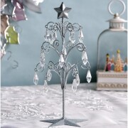 クリスマスツリー エレガント シルバー ジュエルツリー ビーズ ツリー クリスマス ギフト クリスマス装飾 可愛い おしゃれ エレ