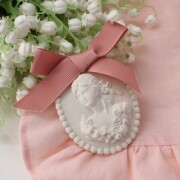アロマプレート 貴婦人 パールカメオ カメオ マーキーズ (578) アロマストーン アロマ 飾り マチルドエム フランス センティッド