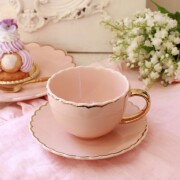 ヴィエナスタイル ロココ調 金彩 ヴィンテージ 食器セット 5点