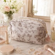 (SALE30%OFF) コスメポーチ 化粧ポーチ 花柄 ピンク フラワー 可愛い サブライムジャスミン (1162) マチルドエム フランス ポー