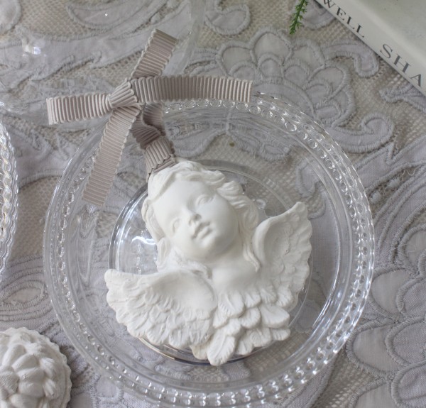 バスト エンジェル 天使 アロマストーン 石膏 アロマ 可愛い (223) アロマプレート ギフト ライスパウダーマチルドエム フランス