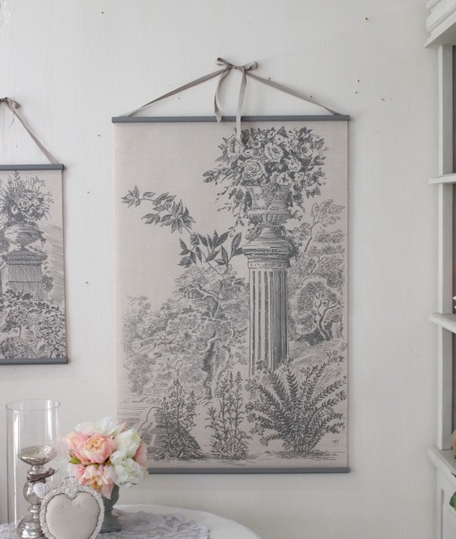 壁飾り タペストリー シャビーシック 壁掛け 軽量 マチルドエム フランス スクリーン ウォールアート (393) ウォールデコ 額絵 