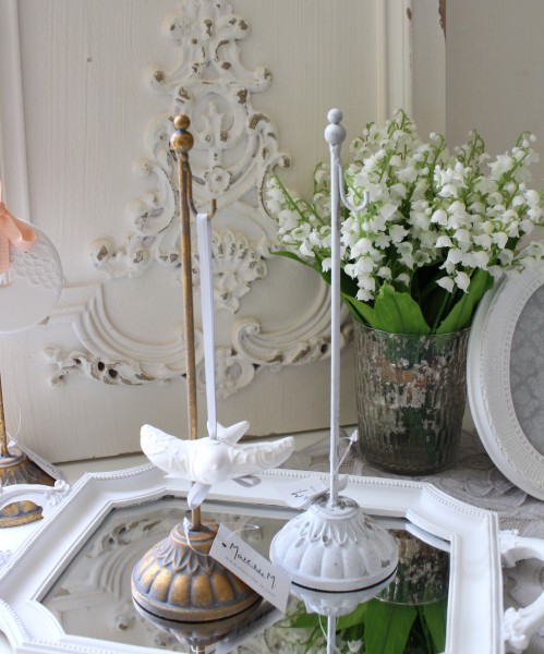 オーナメントスタンド Sサイズ オーナメント掛け アロマ飾り マチルドエム フランス オーナメント飾り ゴールド グレー アンティ