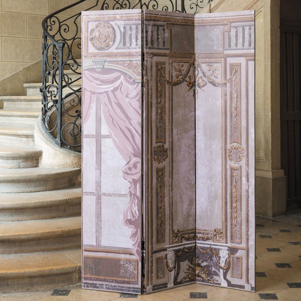 パーテーション 衝立 ３連 おしゃれ 可愛い フランス マチルドエム (743) 間仕切り スクリーン 屏風 マチルドM Mathilde M. シャ