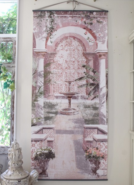 タペストリー スクリーン 壁飾り おしゃれ アンティーク調 (836)  マチルドエム フランス ウォールデコ 額絵 絵画 可愛い マチル