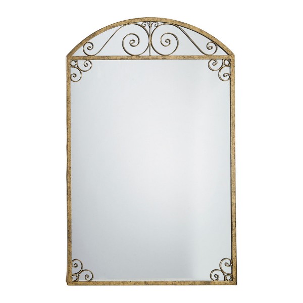 大型ミラー 壁掛けミラー ゴールド マチルドM フランス 鏡 壁掛け アーチミラー ミラー アンティーク調 アンティークゴールド ウ