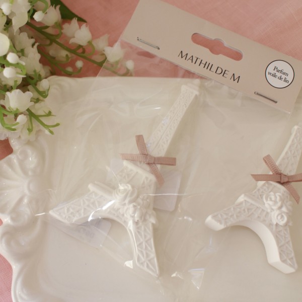 石膏 アロマ アロマストーン アロマプレート エッフェル塔 ラージ リネンベール (1157) マチルドエム センティッドデコ フランス