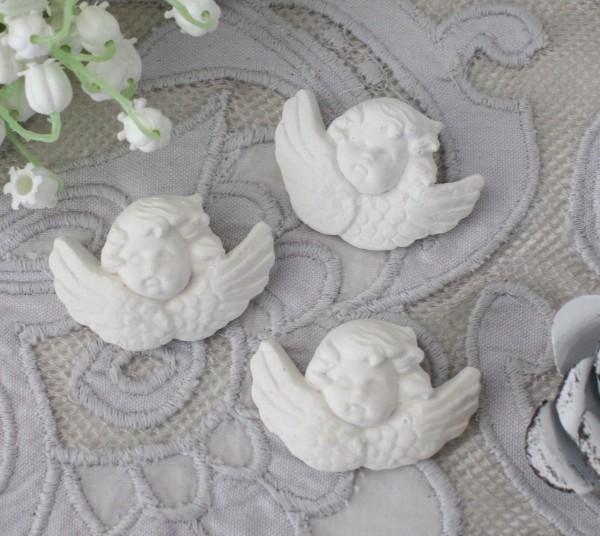 エンジェル 天使 石膏 アロマストーン ライスパウダー マチルドエム フランス センティッドデコ ミニ天使 (222) アロマプレート 