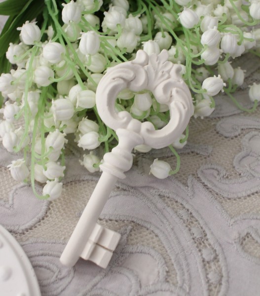 アロマストーン 鍵 キー 石膏 カギ マーキーズ (011)  アロマプレート マチルドエム フランス センティッドデコ アロマ 置物 オ