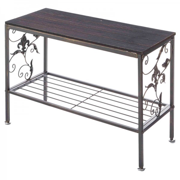 プランタースタンド 花台 アイアン プランター台 フラワースタンド ブロンズ おしゃれ (71867) ダークブロンズ 飾り台 アイアン