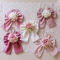 リボン飾り （モアレ５種） 造花 フラワーアレンジ 壁掛け ギフト インテリア アレンジ アーティフィシャルフラワー シルクフラ