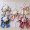 リボン飾り （ダマスク5種）造花 フラワーアレンジ 壁掛け ギフト インテリア アレンジ アーティフィシャルフラワー シルクフラ