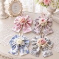 リボン飾り （トワルドジュイ4種）造花 フラワーアレンジ 壁掛け ギフト インテリア アレンジ アーティフィシャルフラワー シル