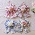 リボン飾り （トワルドジュイ4種）造花 フラワーアレンジ 壁掛け ギフト インテリア アレンジ アーティフィシャルフラワー シル