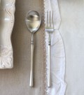 PARIS デザートカトラリー シルバー ケーキフォーク ティースプーン ステンレス製 可愛い 輸入 デザートスプーン 輸入食器 カト