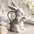 花瓶 ラビット ピッチャー 陶器 フラワーベース ラビット うさぎ 可愛い 花柄 陶器製 ブルームラビットピッチャー (092) アンテ