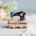 ミニョン ジュエリーボックス ソーイングマシーン ミシン オブジェ ジュエリーケース (1518) アンティーク風 ピンク ギフト ミニ