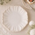 デザートプレート ホワイト 洋食器 ケーキプレート ラウンドプレート M ノブレス ケーキ皿 ナチュラル オフホワイト 和食器 北欧