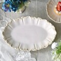 大皿 楕円 オーバルプレート ディナープレート ノブレス ホワイト ワンプレート メインプレート 洋食器 ディナー皿 ランチプレー