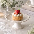 ケーキスタンド ケーキプレート ホワイト デザートプレート ミニケーキスタンド ノブレス プチフール 洋食器 ケーキ皿 円形 皿 