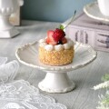 ケーキスタンド ケーキプレート ホワイト デザートプレート ミニケーキスタンド ノブレス プチフール 洋食器 ケーキ皿 円形 皿 