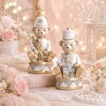 クリスマス 置物 テディベア オブジェ ベア 可愛い くま クラシック アンティーク風 アンティーク調 クマ 店舗装飾 クリスマス装