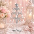 クリスマスツリー エレガント シルバー ジュエルツリー ビーズ ツリー クリスマス ギフト クリスマス装飾 可愛い おしゃれ エレ