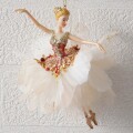 クリスマスオーナメント 可愛い バレリーナ フラワーワルツ オーナメント バレエ  ツリーオーナメント クリスマス 豪華 クラシッ