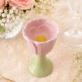 エッグカップ エッグスタンド ピンク フラワー 可愛い食器 チューリップ マチルドエム フランス（1202) マチルドM Mathilde M シ