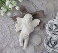 可愛い エンジェル 天使 アロマストーン 石膏 置物 リボン ライスパウダー (021) ルームフレグランス アロマギフト マチルドエム