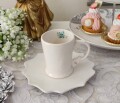 カップ＆ソーサー 陶器 Ｃ＆Ｓ ティーカップ コーヒーカップ アンティーク風 アンティーク調  (415）マチルドエム フランス マチ