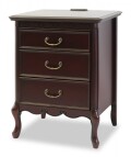 ナイトテーブル サイドテーブル ベッドサイドテーブル ブラウン  洋風 ヨーロピアン フルール アンティーク調 クラシック 東海家