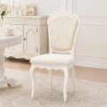 ダイニングチェア ホワイト 猫脚 白家具 椅子 ヨーロピアン アイボリー フルール 輸入家具 東海家具 家具 フレンチ シャビーシッ