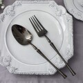 ディナーサイズ カトラリー ディナースプーン ディナーフォーク ブラック ウィルマックス イングランド  wilmax ディバ フォーク