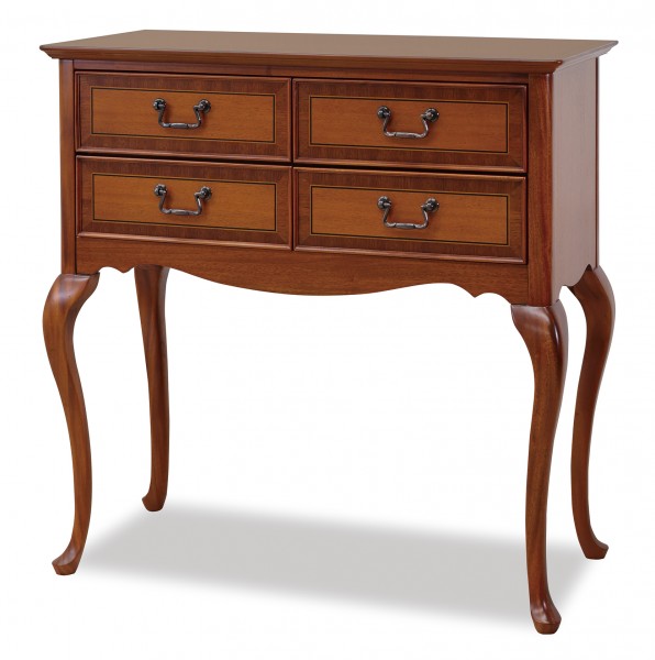 コンソール 猫脚 ブラウン 飾り台 ライトブラウン リビング収納 ブライトン 茶色 チェスト 収納チェスト クイーンアン様式 ヨー