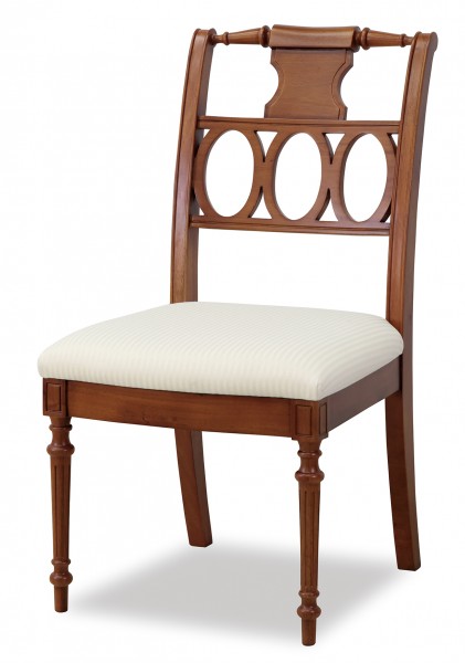 ダイニングチェア チェア ブラウン マホガニー ライトブラウン ブライトン 茶色 高級家具 ネコ脚 リージェンシー様式 ヨーロピア