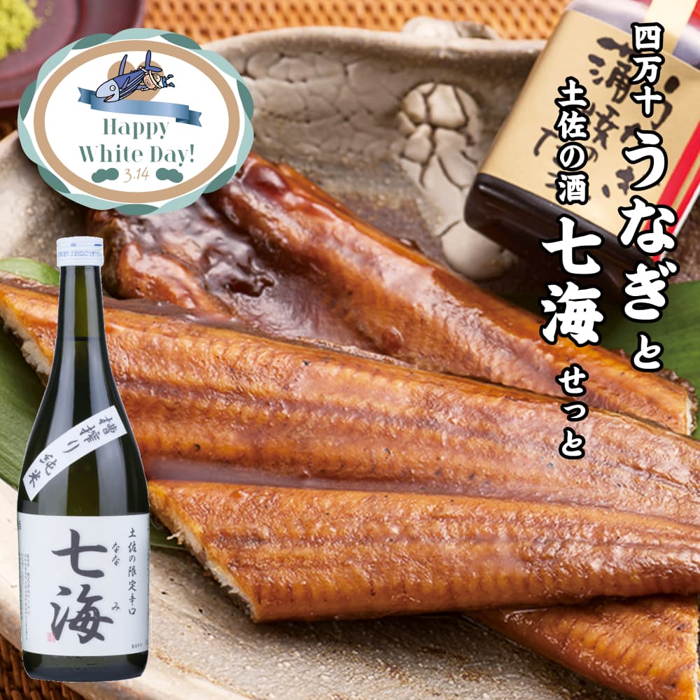 四万十うなぎと土佐の酒「七海」せっと ギフト用