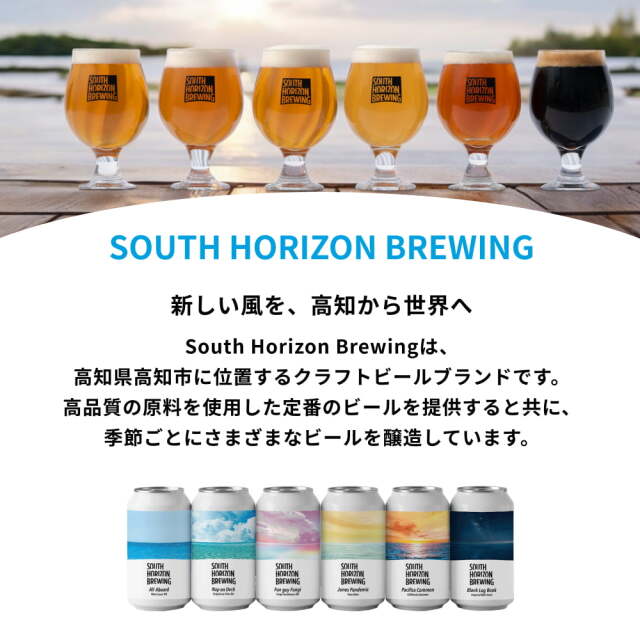 SOUTH HORIZON BREWING　クラフトビール定番6本せっと