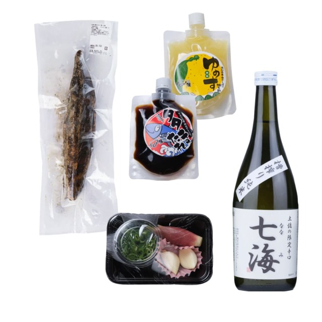 鰹のタタキと土佐の酒「七海」せっと ギフト用