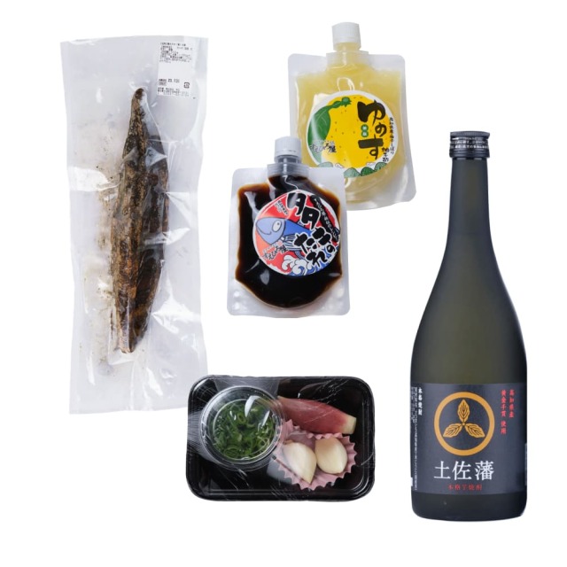 鰹のタタキと土佐の焼酎「土佐藩」せっと ギフト用