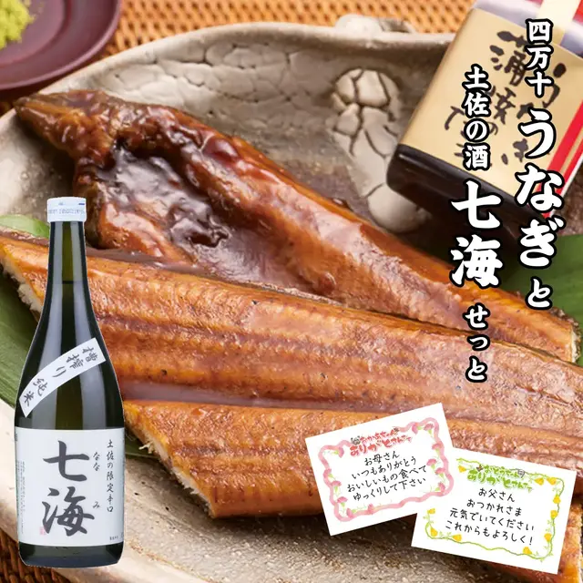 四万十うなぎと土佐の酒「七海」せっと