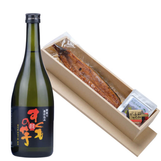 【父の日限定】四万十うなぎと土佐の焼酎「すくもの芋」せっと