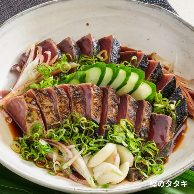 鯨と鰹タタキとカツオ赤身と四万十うなぎせっと